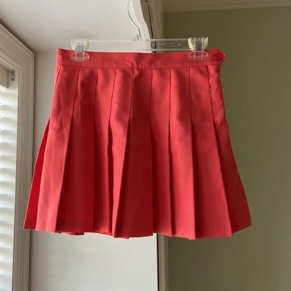 American Apparel Tennis Skirt in Watermelon - Picture 2 of 4
